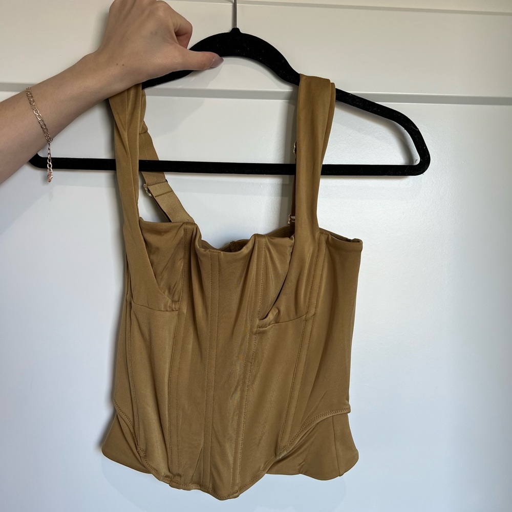 Brown Corset Top